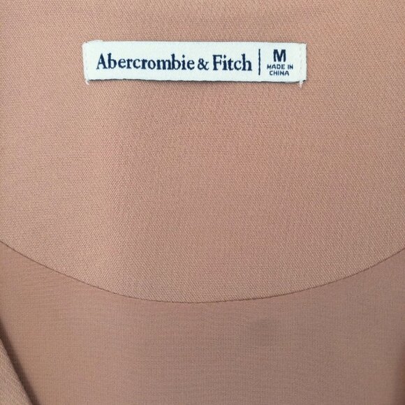 Abercrombie & Fitch Tan Women’s Vest – Button Front Tailored Waistcoat, Size M - Picture 6 of 8